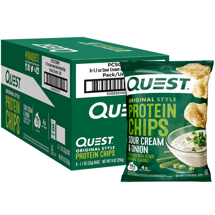 SOUR CREAM & ONION ORIGINAL STYLE PROTEIN CHIPS